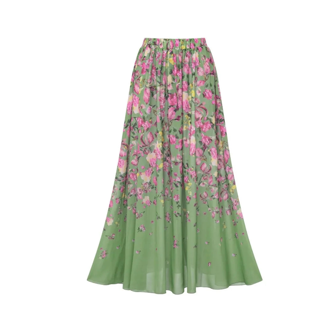 2026 Deep V Swimsuit Long Skirt Women Bikini Printed Swimwear Push Up Biquini Female Fashion Bathing Suit Slimming Beachwear