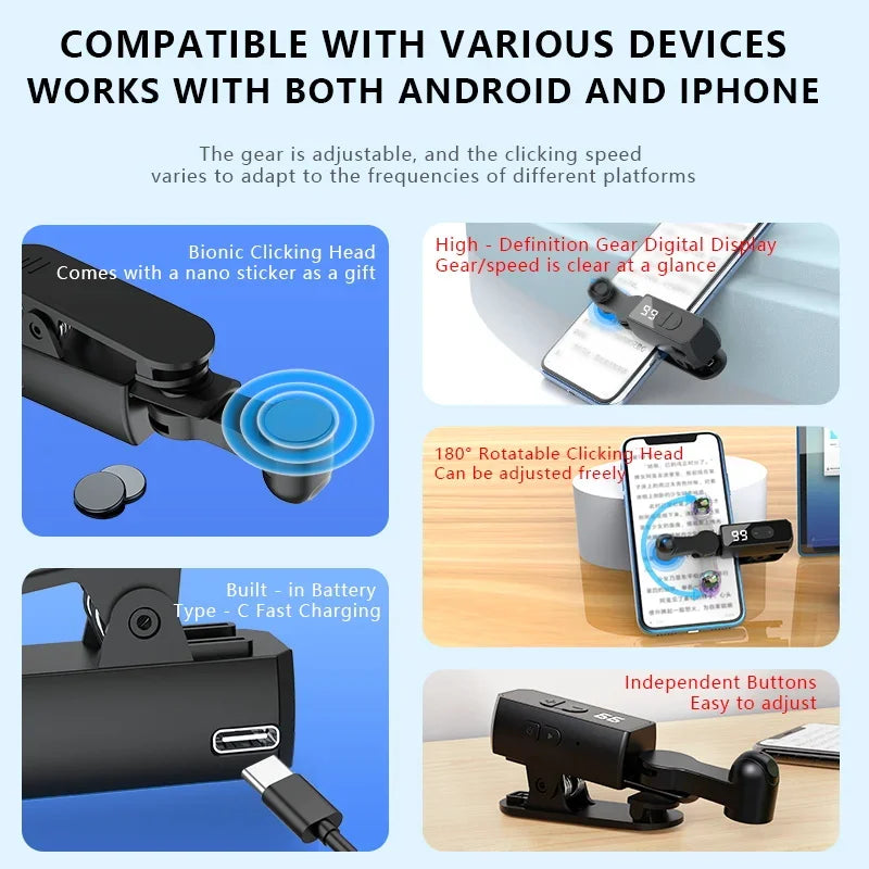 Auto Screen Clicker for Mobile - Hands Free Tapping