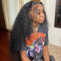 Deep Wave HD Lace Front Wig — 13x4 13x6 Brazilian Human Hair, Pre-Plucked, Up to 40 Inch