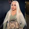 13x6 HD Transparent 613 Blonde Lace Frontal Human Hair Wigs Brazilian Straight Lace Front Human Hair Wigs Can Be Dyed Any Color