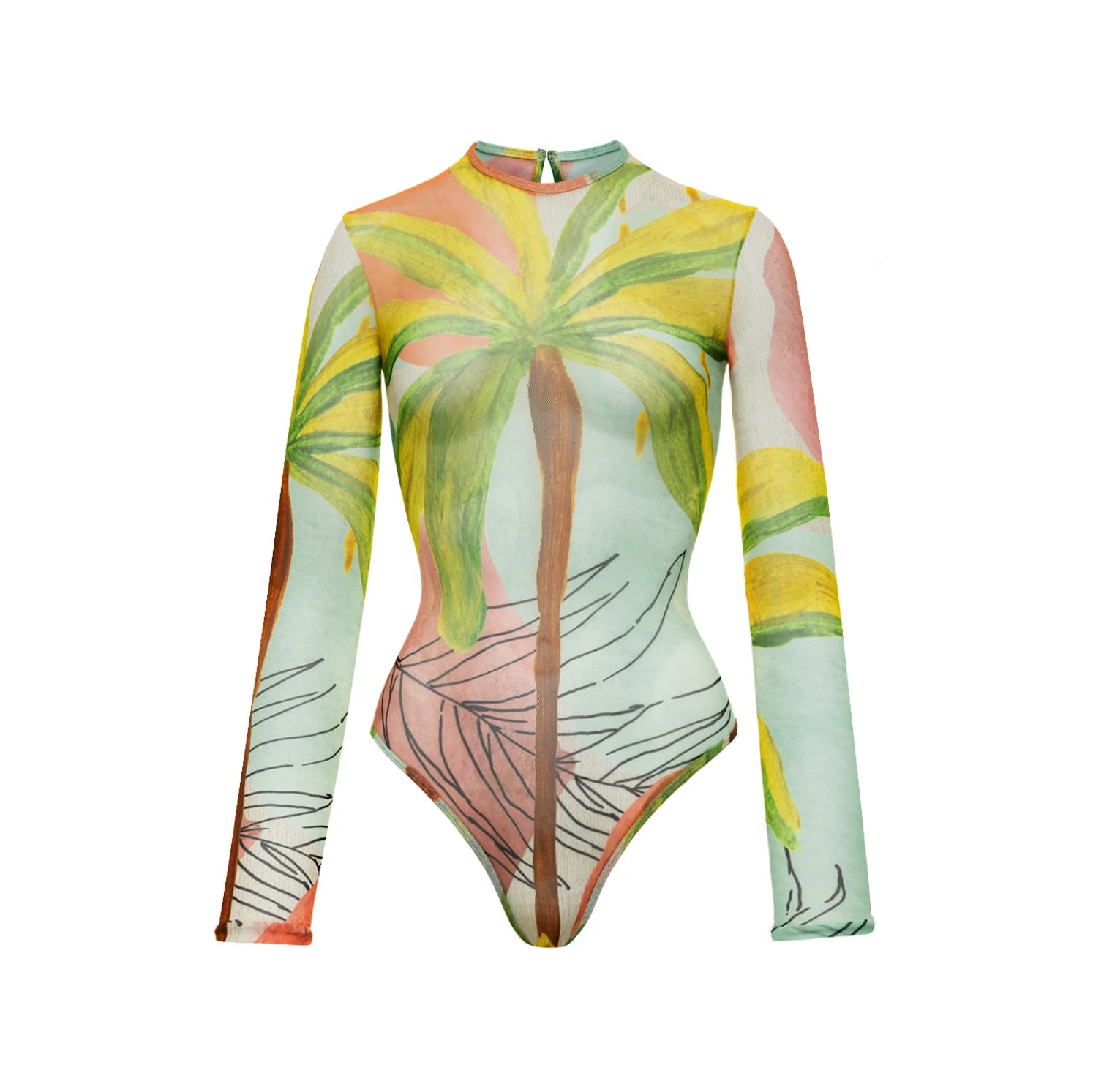 2Pcs Long Sleeve Swimsuit Sexy Women Swimwear With Skirt Female Push Up Bikini Surfing Suit Slim Bathingsuit Bodysuit Beachwear
