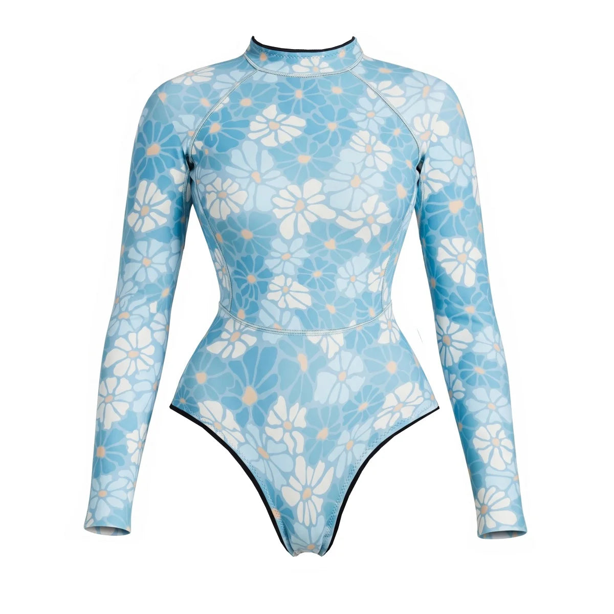 2Pcs Long Sleeve Swimsuit Sexy Women Swimwear With Skirt Female Push Up Bikini Surfing Suit Slim Bathingsuit Bodysuit Beachwear