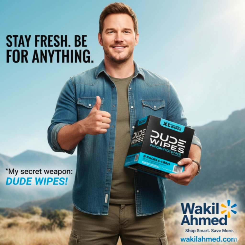 DUDE Wipes XL Flushable Wipes – Extra Large, Unscented, Septic Safe (400 CT & 480 CT)