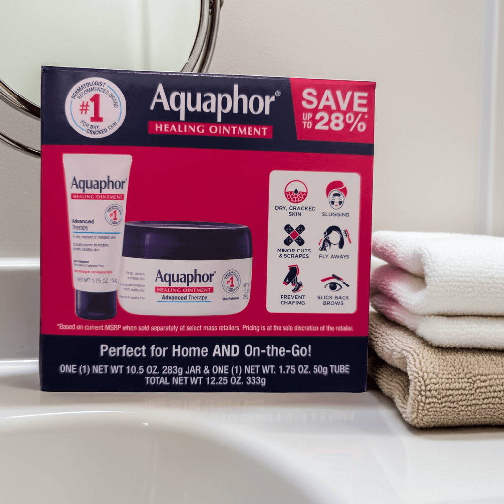 Aquaphor Advanced Therapy Healing Ointment – 2-Pack Bundle