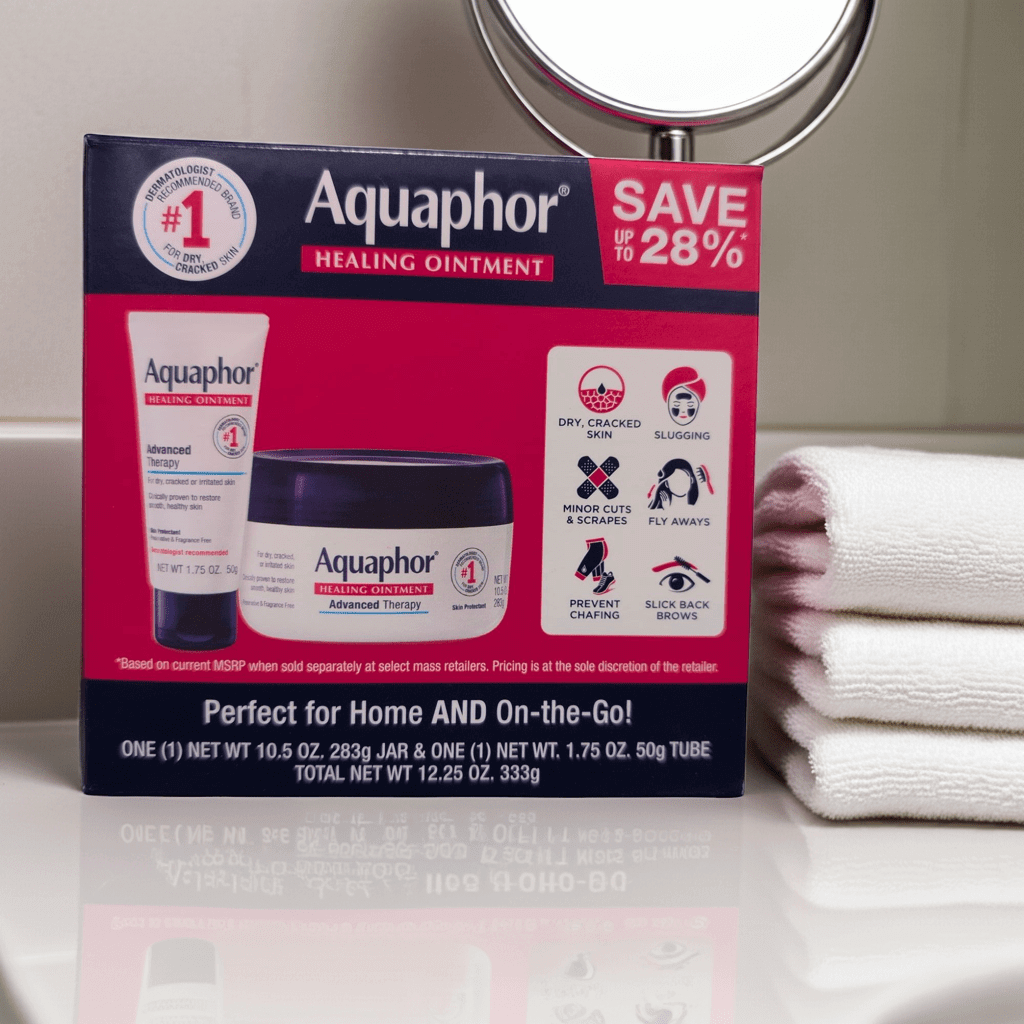 Aquaphor Advanced Therapy Healing Ointment – 2-Pack Bundle