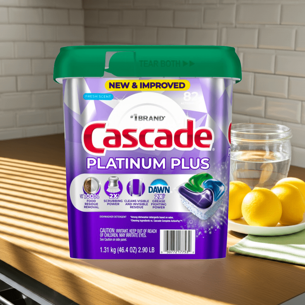Cascade Platinum Plus Dishwasher Detergent Pods 82 Count