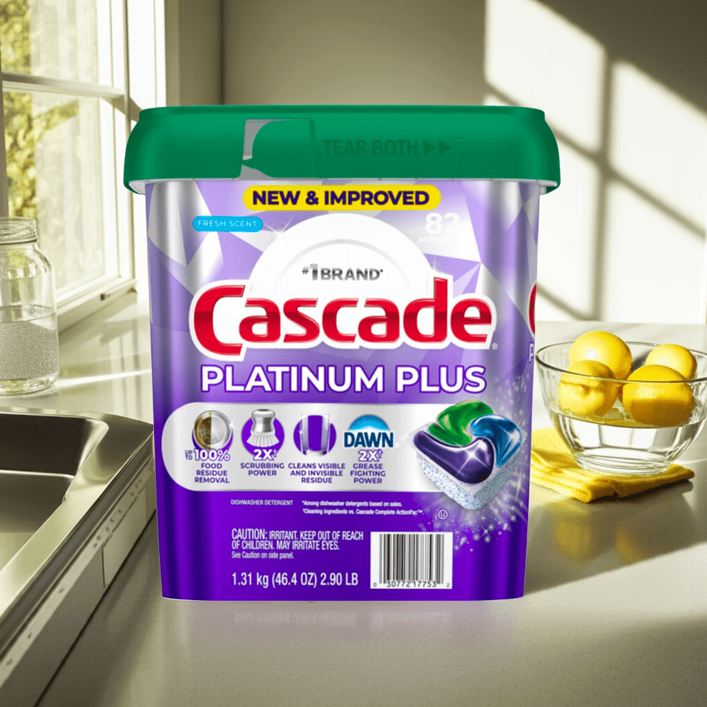 Cascade Platinum Plus Dishwasher Detergent Pods 82 Count