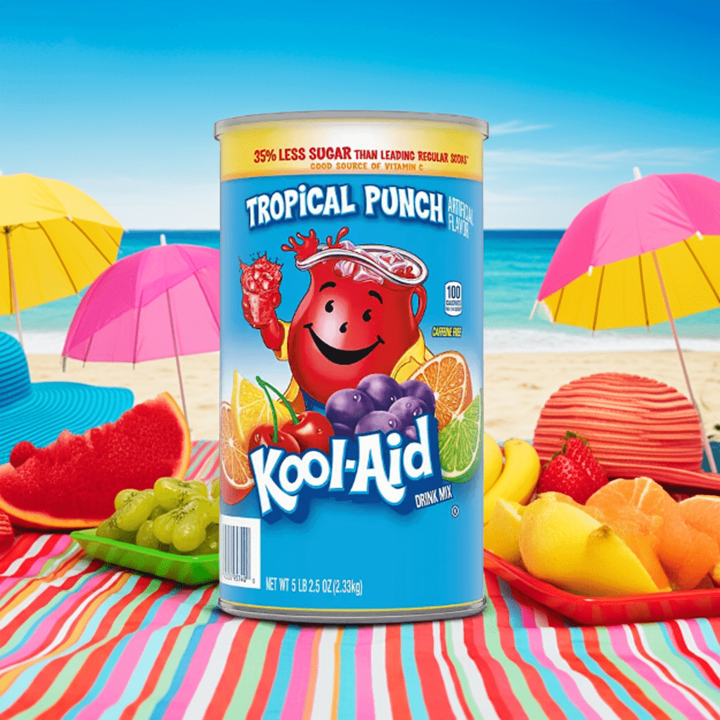 Kool-Aid Tropical Punch Drink Mix 82.5 oz – Sweetened Bulk Powder